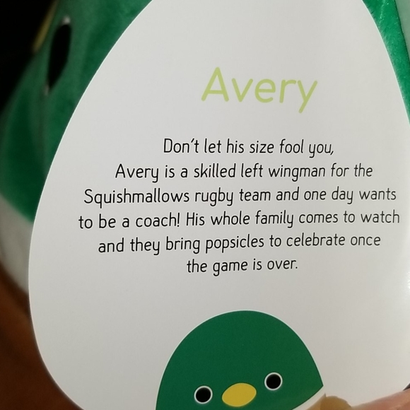 Squishmallow Ducky "AVERY" 12 inch - Picture 5 of 5